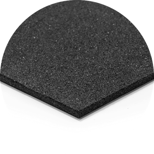 Dark Slate Gray Heavy Duty Fitness Floor Tile - Black