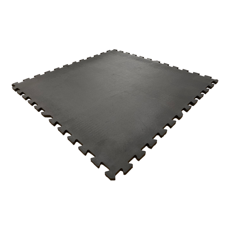 Dim Gray 16mm Rubber Gym Floor Tiles