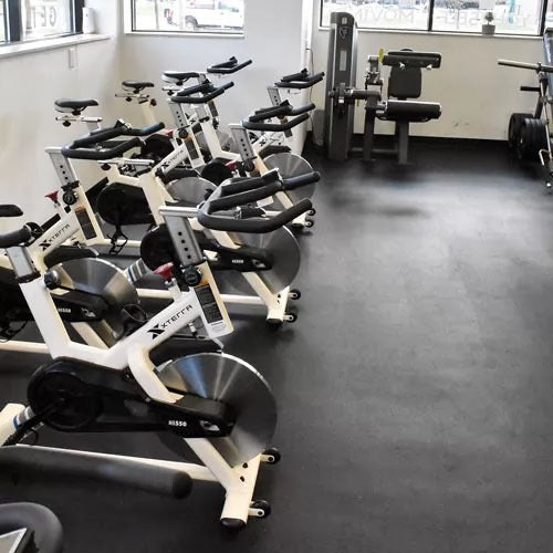 Dark Slate Gray Premium Heavy Duty Rubber Gym Flooring Rolls Non-Slip  Durable Fitness Flooring