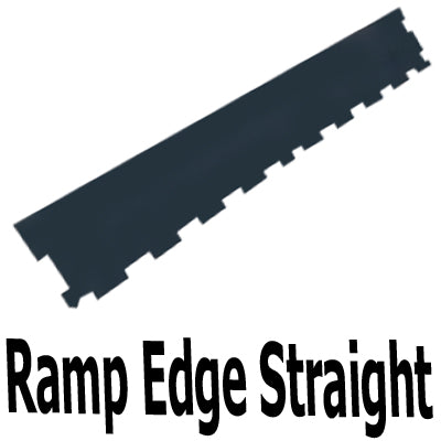 Straight edge ramp for our interlocking rubber gym tiles